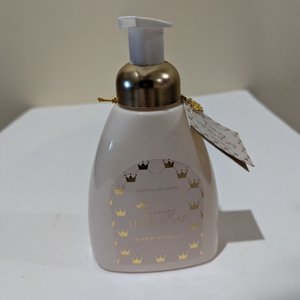 NEW Beauty Concepts 17.23 oz Warm Vanilla Foaming Hand Soap